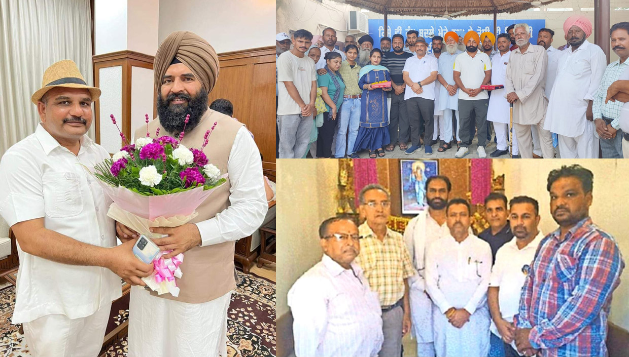 Charanjit Singh Channi congratulated Jai Krishan Singh Rowdy on becoming the Chairman of the Estimates and House Committee of the Punjab Vidhan Sabha.